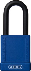 Aluminiumhänglås 74/40 blue KD 1 key